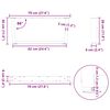 vidaXL Noge za klub stolić V-oblika 2 kom antracit 70 x (30-31,3) cm čelik