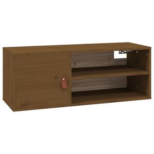 vidaXL Zidni ormarić boja meda 80 x 30 x 30 cm od masivne borovine