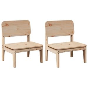 vidaXL Vrtne stolice 2 kom 60x52,5x72 cm od masivne borovine