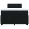 vidaXL Box spring krevet s madracem crni 120 x 200 cm bar&scaron;unasti