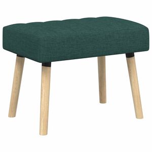 vidaXL Klupa s utorima Tamnozelena 60 x 40 x 45 cm Tkanina
