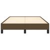 vidaXL Okvir kreveta bez madraca tamnosmeđi 120 x 200 cm od tkanine