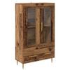 vidaXL Highboard s ladicama Staro drvo 69,5 x 31 x 115 cm