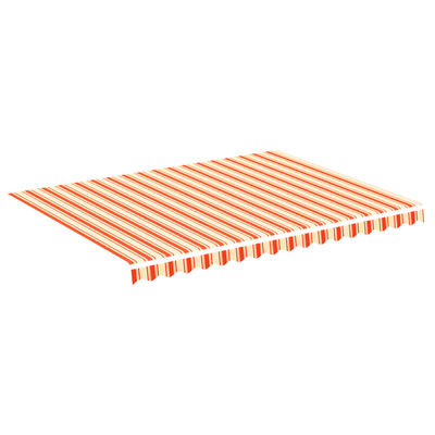 vidaXL Zamjenska tkanina za tendu žuto-narančasta 4 x 3 m