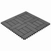 vidaXL Pločice za decking 11 pcs Sivi 30 x 30 cm Drvoplastična smjesa