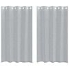 vidaXL Voile zavjesa 2 kom. Tamno siva 175 x 140 cm Poliester