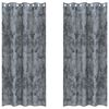 vidaXL Bar&scaron;unaste zavjese 2 kom. Srebrno Siva 225 x 140 cm Bar&scaron;un
