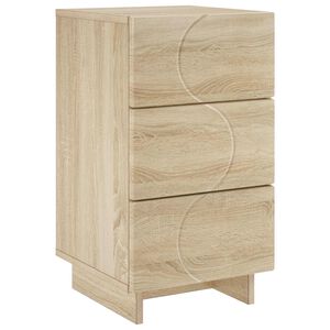 vidaXL Noćni ormar Hrast sonoma 33,5 x 34,5 x 60 cm Konstruirano drvo