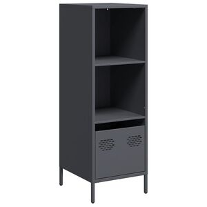 vidaXL Visoka komoda antracit 35x39x103,5 cm od čelika