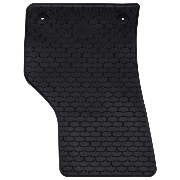 vidaXL Auto tepih 4 pcs Crna pogodno za &Scaron;koda OCTAVIA III 2013-2019