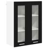 vidaXL Viseći ormarić Crni hrast 60 x 31 x 80 cm Konstruirano drvo