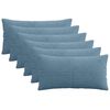 vidaXL Presvlaka za jastuk 6 pcs ALMELO Plava 40 x 80 cm Kord