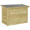 vidaXL Kutija za spremanje Impregnirana borovina 80 x 44,5 x 57,5 cm