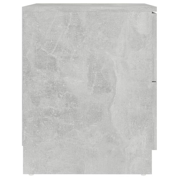 vidaXL Noćni ormarić siva boja betona 40 x 40 x 50 cm od iverice
