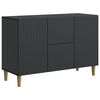vidaXL Kreveta Crna 89 x 34,5 x 60 cm Konstruirano drvo