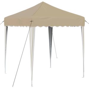 vidaXL Rastezljivi &scaron;ator za zabave 195 x 195 x 245 cm Krem