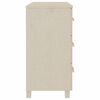 vidaXL Komoda boja meda 90 x 40 x 80 cm od masivne borovine