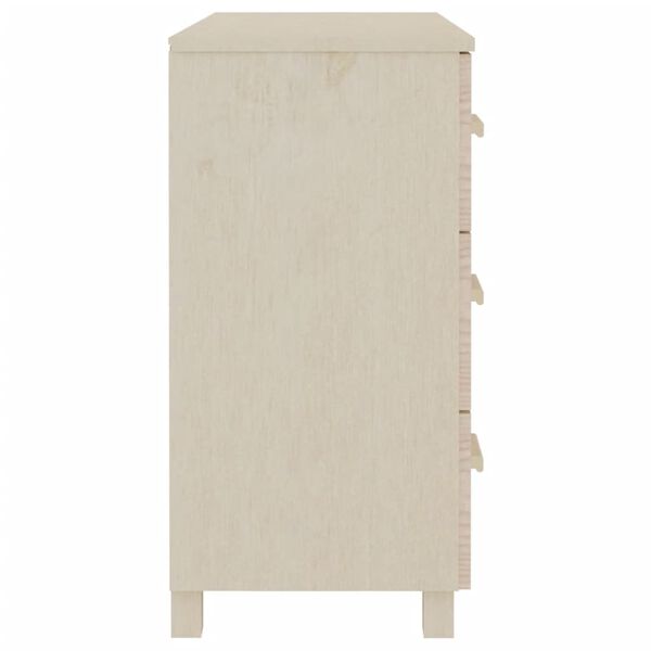 vidaXL Komoda boja meda 90 x 40 x 80 cm od masivne borovine