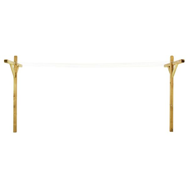 vidaXL Stalci za rublje 2 kom 120 x 170 cm od impregnirane borovine