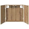vidaXL Kabinet za mete Hrast artisan 56 x 12 x 53,5 cm