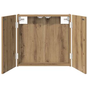 vidaXL Kabinet za mete Hrast artisan 56 x 12 x 53,5 cm