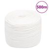 vidaXL Brodski konop svjetlobijeli 8 mm 500 m od polipropilena