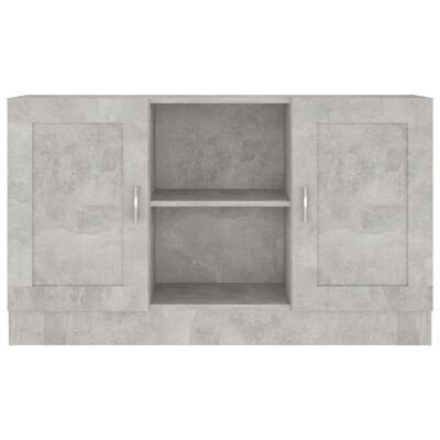 vidaXL Komoda siva boja betona 120 x 30,5 x 70 cm konstruirano drvo