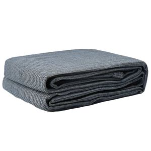 vidaXL Teppi za &scaron;ator Plava i siva 200 x 200 cm Polietilen