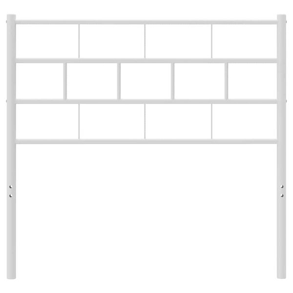 vidaXL Metalno zamjensko uzglavlje bijelo 107 cm