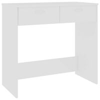 vidaXL Radni stol bijeli 80 x 40 x 75 cm od iverice