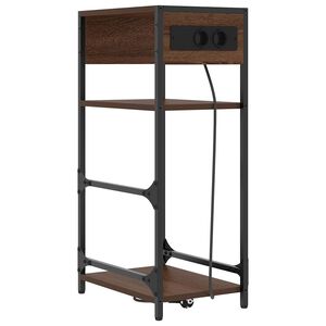 vidaXL Noćni ormar Smeđi hrast 40 x 27 x 76 cm Konstruirano drvo