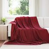 vidaXL Pokrivači za bacanje 24 pcs Bordeaux Crvena 240 x 220 cm Runo
