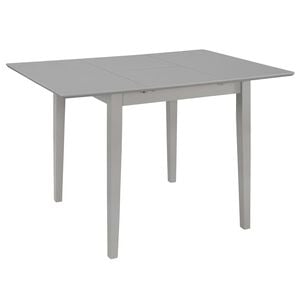 vidaXL Produživi blagovaonski stol sivi (80 - 120) x 80 x 74 cm MDF