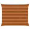 vidaXL Jedro za sunce Narančasta i smeđa 5 x 4 m 100% poliester Oxford