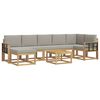 vidaXL Set vanjskih sofa 8 kom. Bijela i svjetlosiva