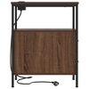 vidaXL Noćni ormar 2 pcs Smeđi hrast 30 x 48 x 61 cm Konstruirano drvo