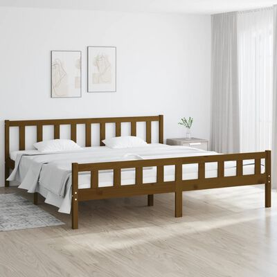 vidaXL Okvir za krevet boja meda drveni 180 x 200 cm veliki bračni