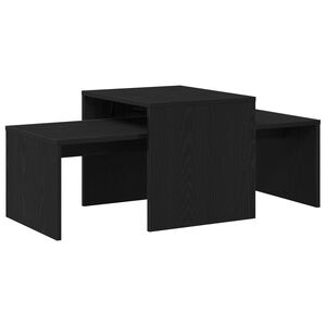 vidaXL Stolovi za slaganje Crni hrast 100 x 48 x 40 cm