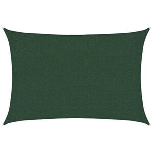 vidaXL Jedro za za&scaron;titu od sunca 160 g/m&sup2; tamnozeleno 2 x 2,5 m HDPE