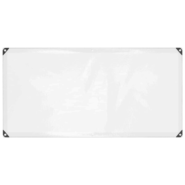 vidaXL Cerada s rupama *Transparent*an 1 x 2 m Polietilen