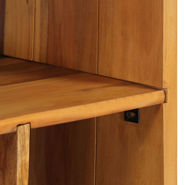 vidaXL Police za knjige od masivnog obnovljenog drva 60 x 35 x 180 cm