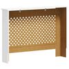 vidaXL Pokrovi za radijator 2 kom bijeli 112 x 19 x 81,5 cm MDF