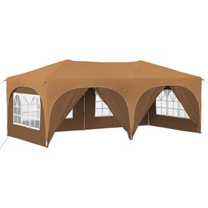 vidaXL Rastezljivi &scaron;ator za zabave 575 x 288 x 245 cm Bež