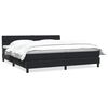 vidaXL Box spring krevet s madracem crni 180x210 cm bar&scaron;unasti