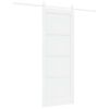 vidaXL Klizna vrata ORKDAL 78 x 202 cm Konstruirano drvo Bijela