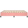 vidaXL Okvir za krevet ružičasti 160x200 cm baršunasti