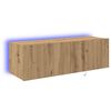 vidaXL TV zidni ormar 100 x 35 x 31 cm Umjetnički hrast