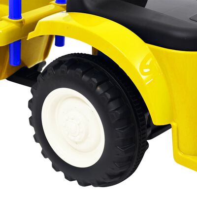 vidaXL Dječji traktor New Holland žuti