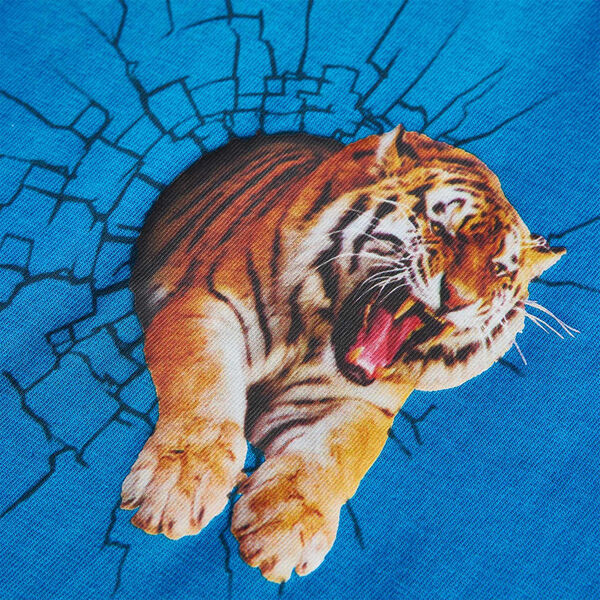 Dječja majica dugih rukava kobaltnoplava 104