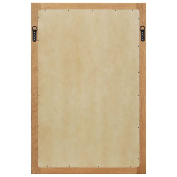 vidaXL Ogledalo 60 x 90 cm od masivne hrastovine